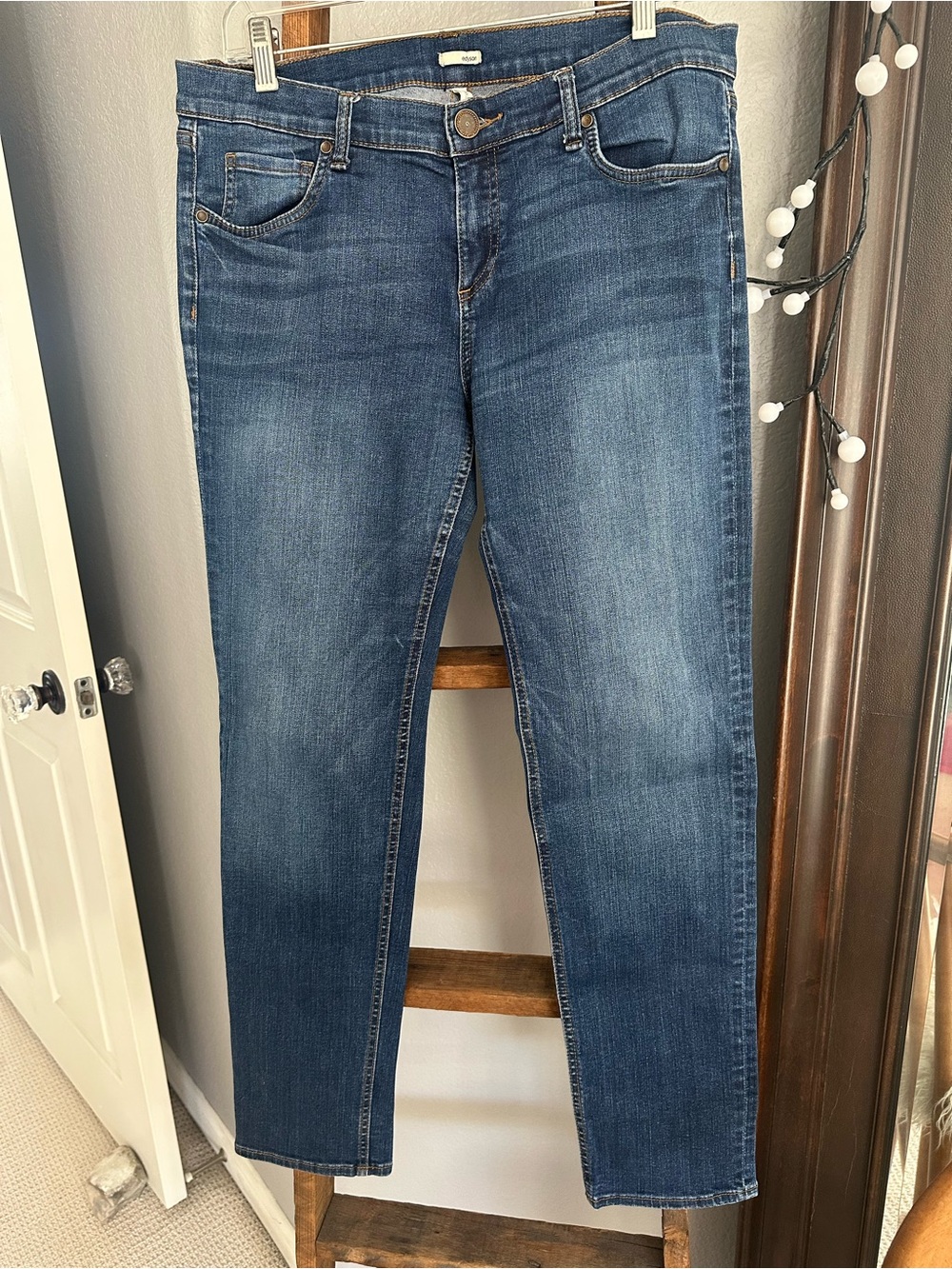 Edison Skinny Jeans in Medium Dark Blue Wash size 32 - Picture 5 of 14